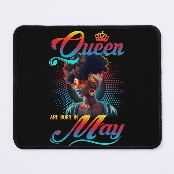 Item preview, Queen are born in May, May Queen, Black Melanin, Black History designed and sold by TheBabySitters.
