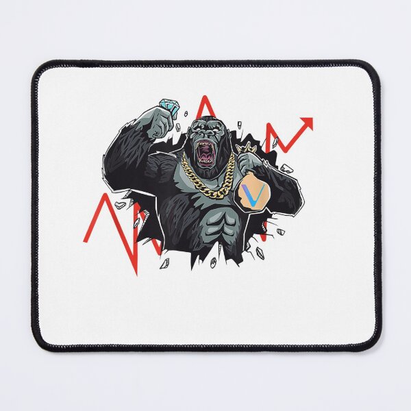 Item preview, VeChain VET Crypto Diamond Hands Ape Cryptocurrency Stock T-Shirt designed and sold by StehlikTereza.