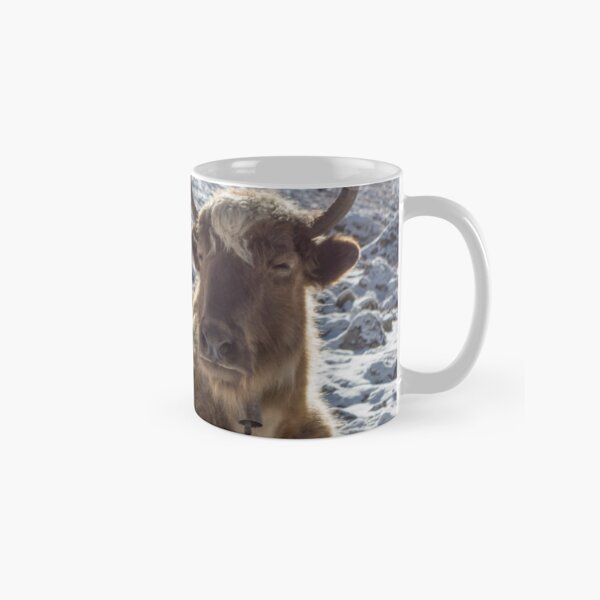 Item preview, Yak in snowy mountains designed and sold by dancreations.