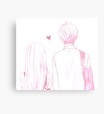 Anime Couple Canvas Print