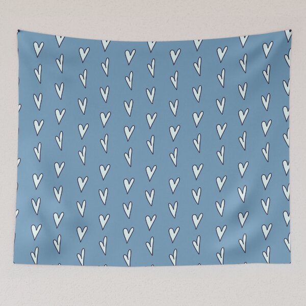 Item preview, All hearts for you in blue designed and sold by PeachyLitchi.