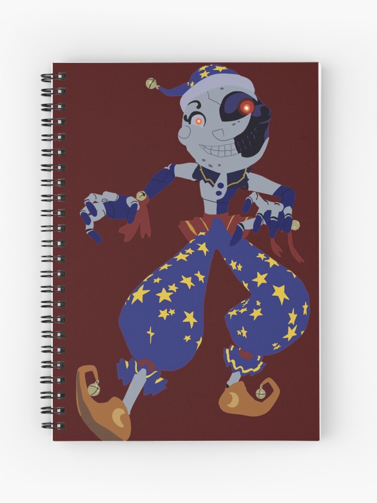 Main Animatronics: FNAF Security Breach Spiral Notebook 