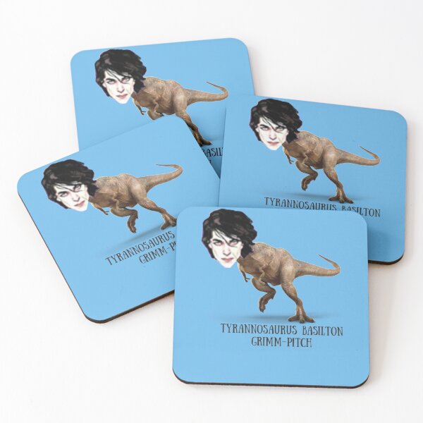 Item preview, Tyrannosaurus Basilton (Baz) Grimm-Pitch  Sticker designed and sold by LouisAdamss.