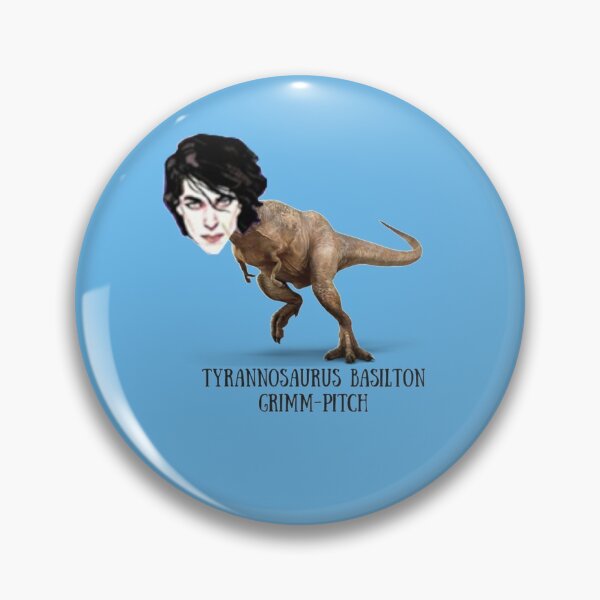 Item preview, Tyrannosaurus Basilton (Baz) Grimm-Pitch  Sticker designed and sold by LouisAdamss.