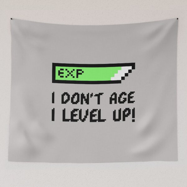 Item preview, Funny Gamers I Don't Age I Level Up Gaming  designed and sold by EpicArtz.
