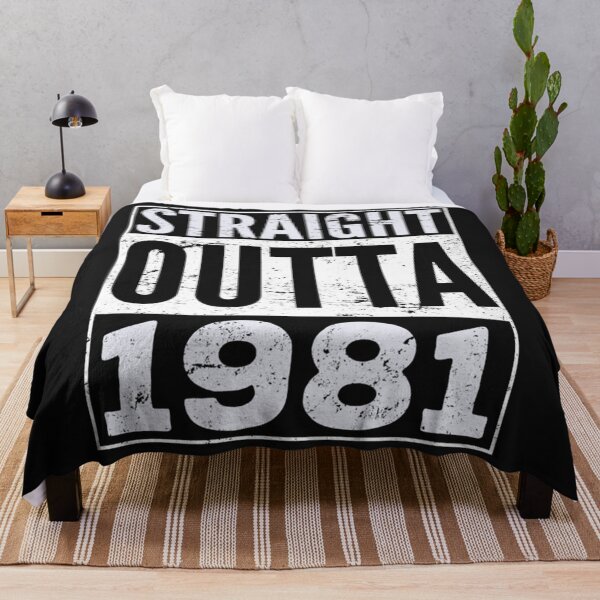 Item preview, Straight Outta 1981 Funny Birthday Gift Pullover Hoodie designed and sold by TinaWinsor.