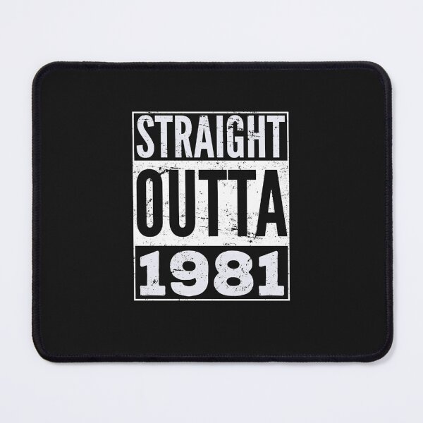 Item preview, Straight Outta 1981 Funny Birthday Gift Pullover Hoodie designed and sold by TinaWinsor.