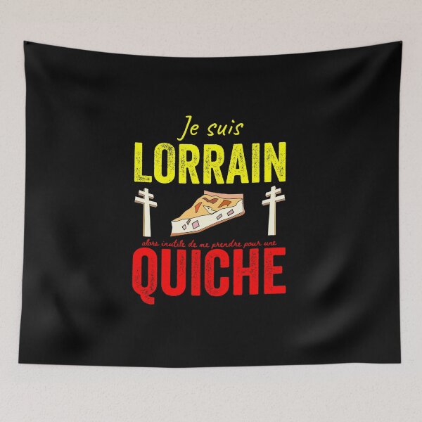 Item preview, Lorrain not Quiche - Lorrain Humor Gift designed and sold by RomualdGR.