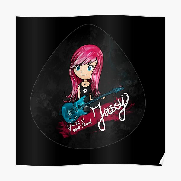 "Jassy JJ's One Girl Band ARTWORK by Mien Wayne" Poster by MienWayne