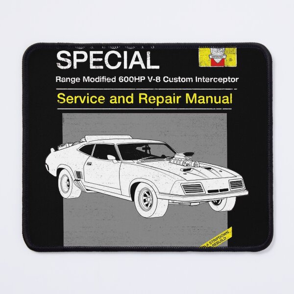 Item preview, rockatansky Pursuit Special v8 interceptors Service and Repair Manual, Service and Repair Manual for Rockatansky Pursuit Special V8 Interceptors designed and sold by PowMeghan.