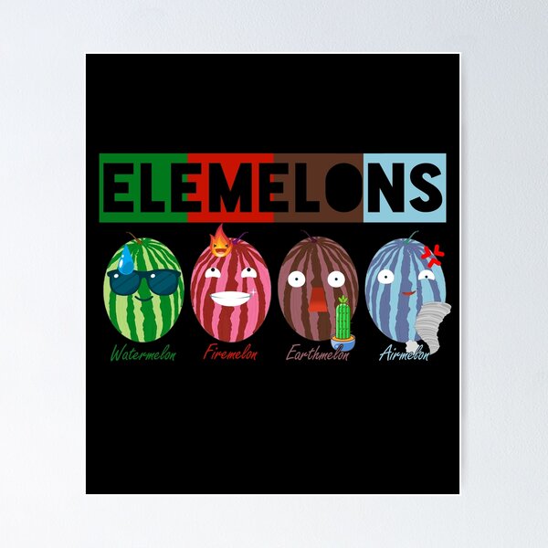 Item preview, The Elemelons of matter designed and sold by T-paw.