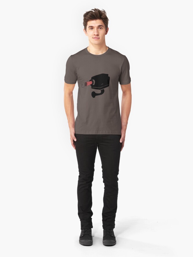 Alternate view of Blow your CCTV Slim Fit T-Shirt