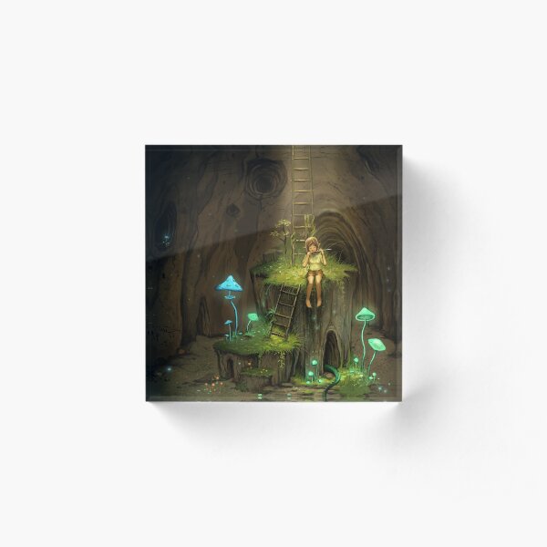 The Lizard's Lullaby Acrylic Block