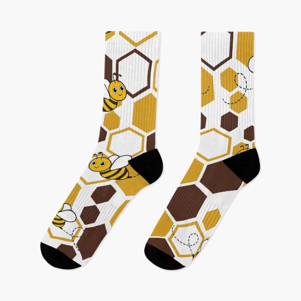 Item preview, Honey bees pattern designed and sold by cutecrazytshirt.