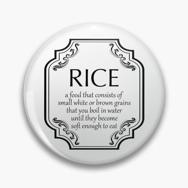Item preview, Vintage Rice Label with Definition designed and sold by GinaBirki.