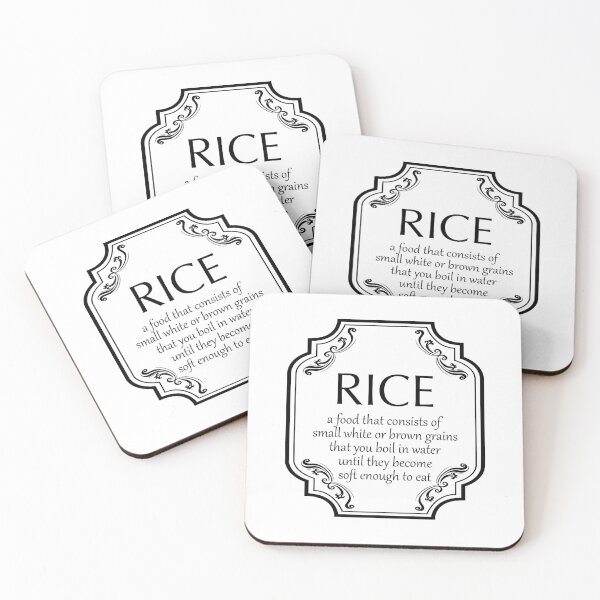 Item preview, Vintage Rice Label with Definition designed and sold by GinaBirki.