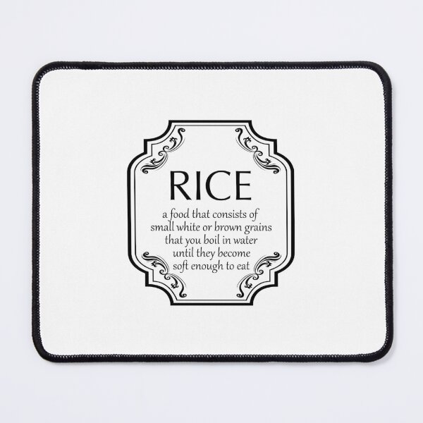 Item preview, Vintage Rice Label with Definition designed and sold by GinaBirki.