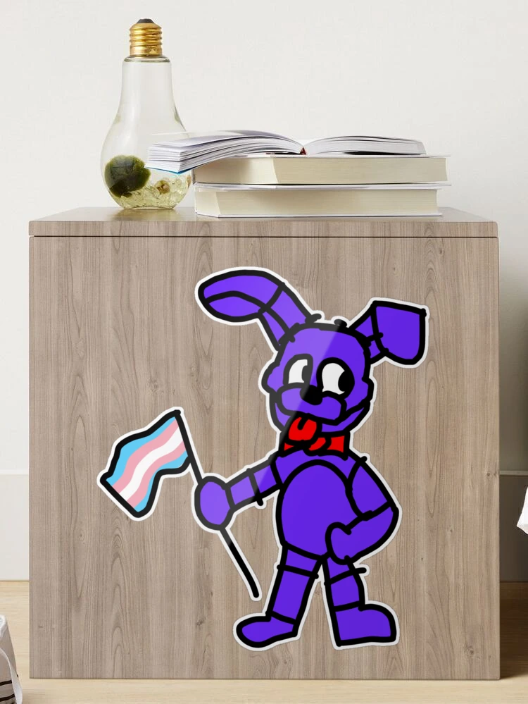 Withered Freddy says trans rights Sticker for Sale by jacklegobrr