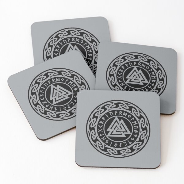 Item preview, Valknut Odin Symbol Celtic Norse Viking Rune Nordic designed and sold by nitty-gritty.