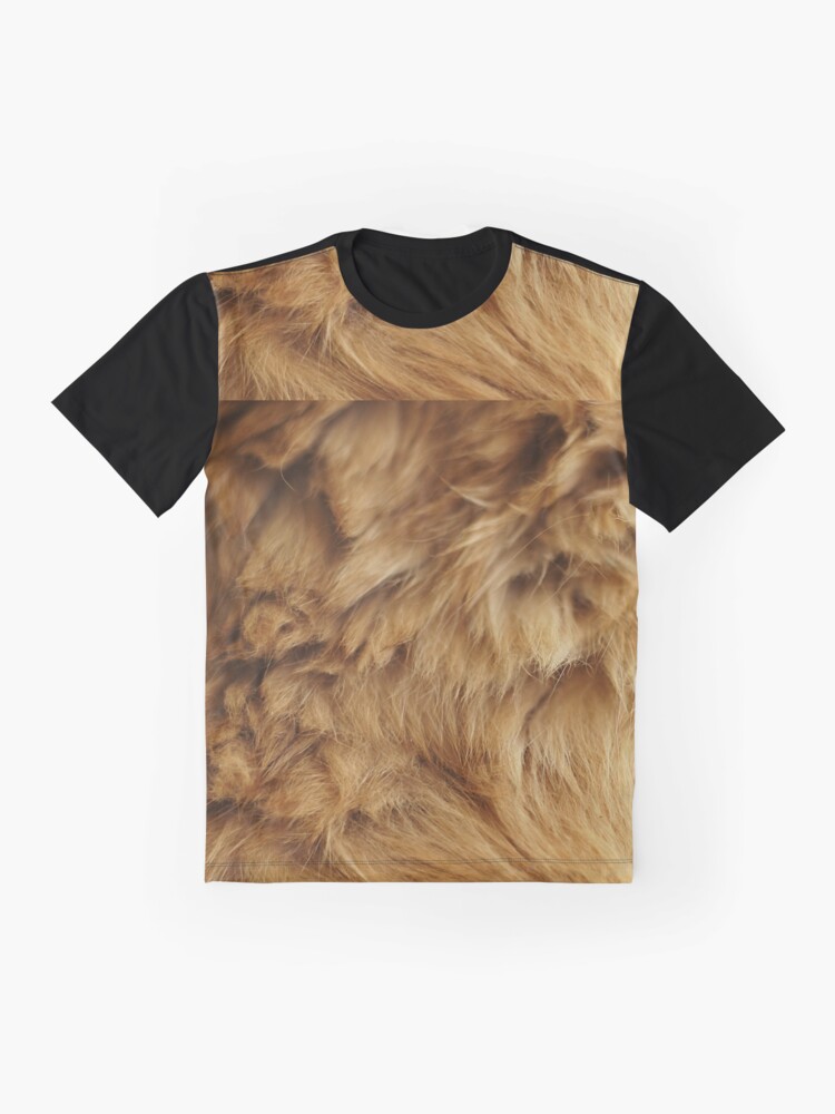 Brown Fur Print Shirt S