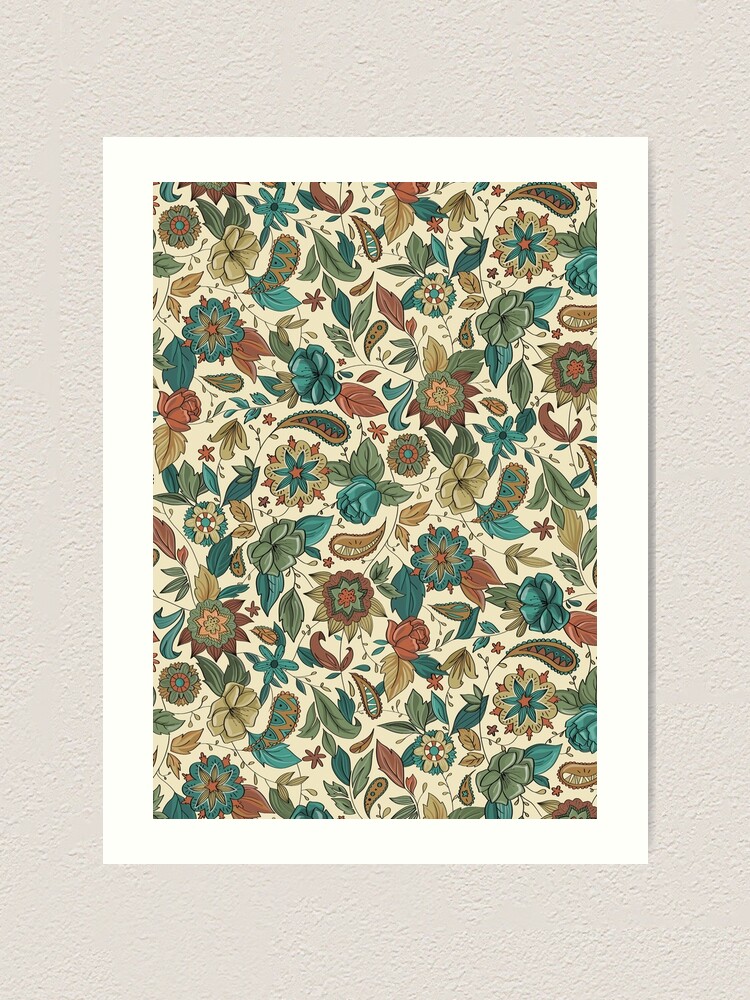 Aperçu 1 sur 3. Impression artistique avec l'œuvre Motif 2- beige créée et vendue par mallorybernard.