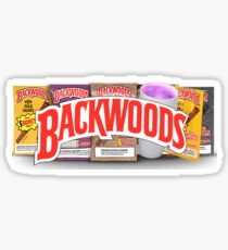 BACKWOODS VINTAGE HIPHOP SHIRT Sticker