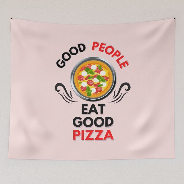Item preview, Good People Eat Good Pizza Food designed and sold by EnrichGraphics.
