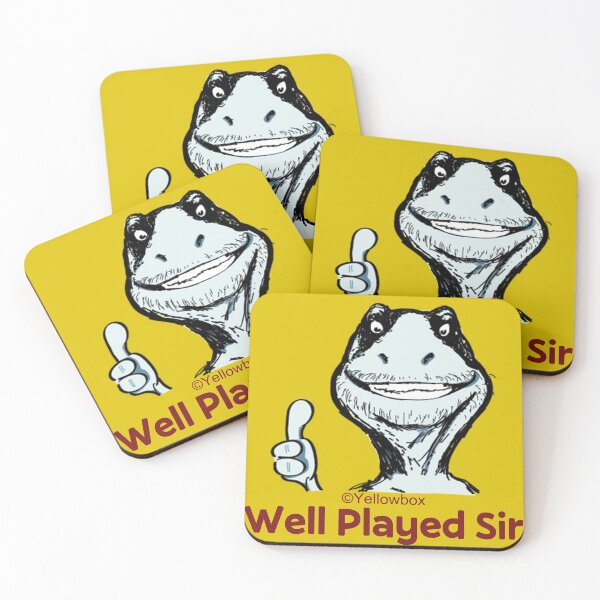 Item preview, Well played Sir- Yellowbox ink painting designed and sold by twyellowbox.