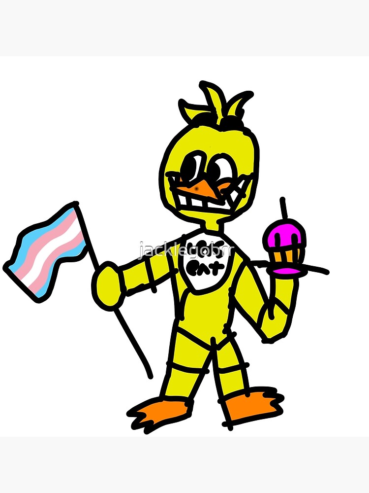 Withered Freddy says trans rights Poster for Sale by jacklegobrr