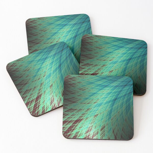 Item preview, Run Off - Teal and Brown- Geometric Art designed and sold by Jillianamatt.