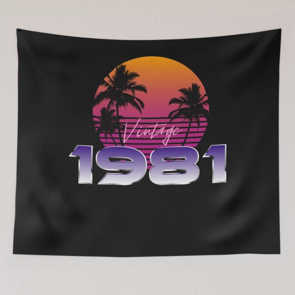 Item preview, Vintage 1981 Retro Sunset Long Sleeve T-Shirt designed and sold by TinaWinsor.