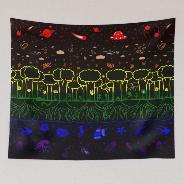 Item preview, Layers of the World, LGBTQ Flag designed and sold by StephOBrien.