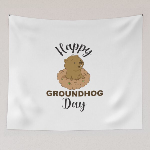 Item preview, Happy GroundHog Day designed and sold by beefrancky.