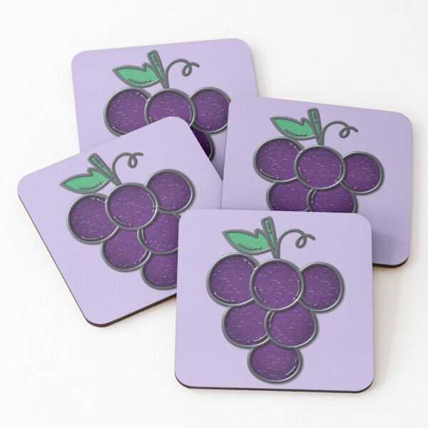 Item preview, Grapes Enamel with Shadows  designed and sold by InspiredPamjoy.