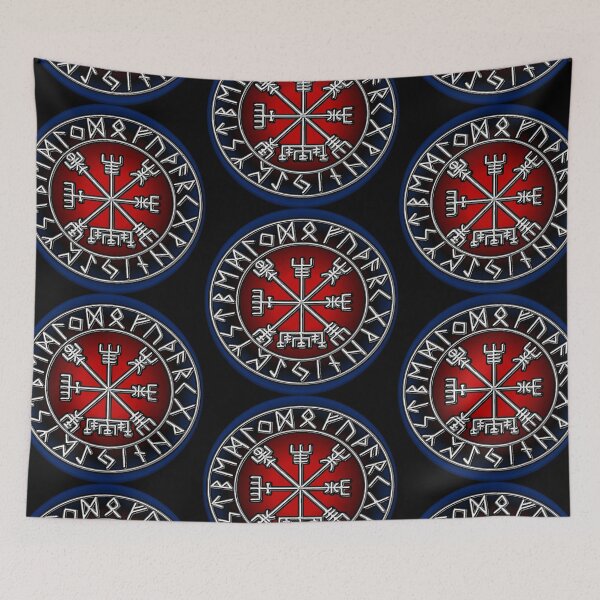Item preview, Vegvisir Viking Compass Norse Mythology And Nordic Symbol designed and sold by GR-ART.