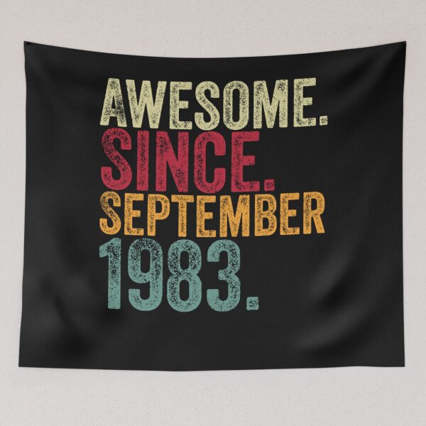 Item preview, awesome since september 1983 T-Shirt  designed and sold by MikeJone.