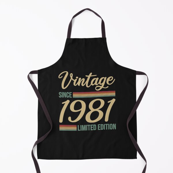 Item preview, Vintage since 1981 Limited Edition Gift T-Shirt designed and sold by TinaWinsor.