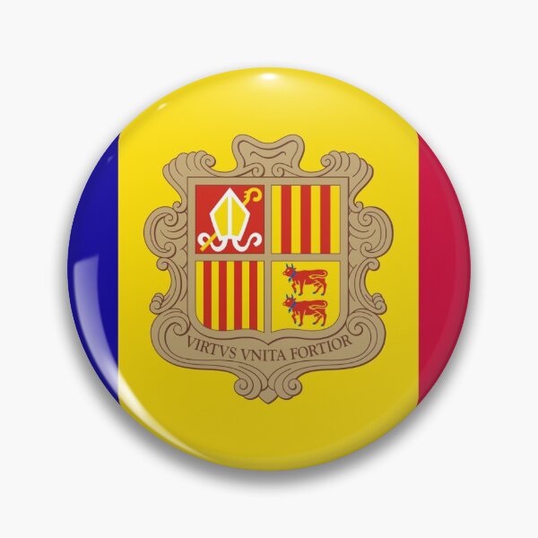 Item preview, Flag of Andorra designed and sold by brigadeiro.