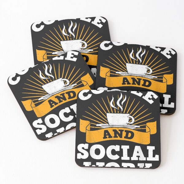 Item preview, Coffee And Social Work Community Welfare Protection Worker designed and sold by MonicaCook.