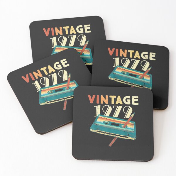 Item preview, Vintage 1979 Music Cassette 42nd Birthday Gifts 42 Years Old T-Shirt designed and sold by WilmaMcMillan.