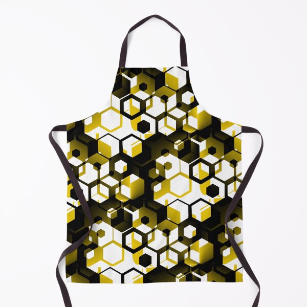 Item preview, Gold and Black Hexagon Pattern designed and sold by American-Ancap.