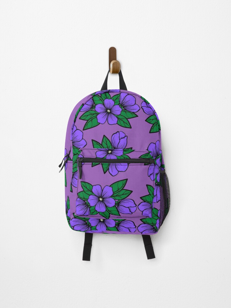 Thumbnail 1 of 3, Backpack, Flower pattern designed and sold by Shrisanjana1920.