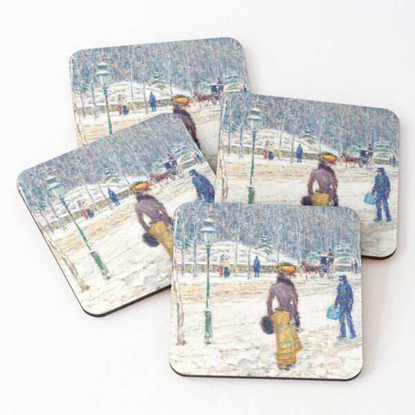 Item preview, New York Street 1902 by Frederick Childe Hassam digital replica  designed and sold by ramazis.