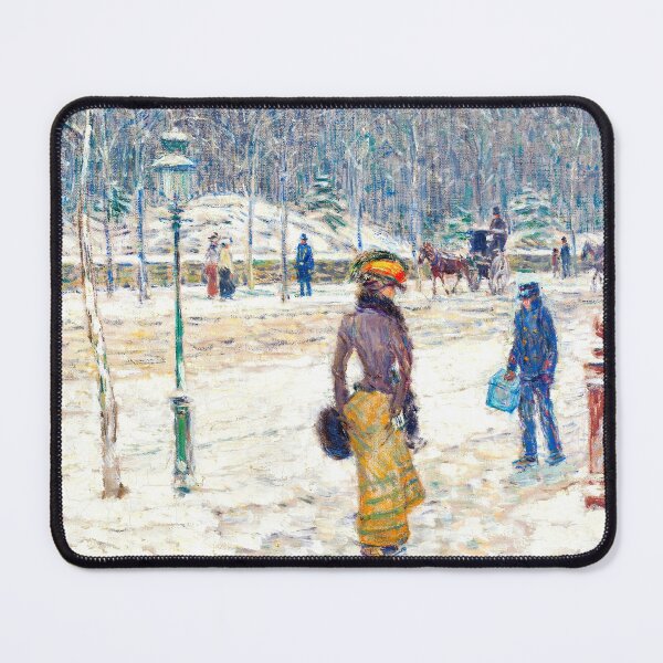 Item preview, New York Street 1902 by Frederick Childe Hassam digital replica designed and sold by ramazis.