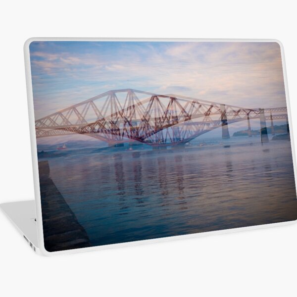 Forth Rail Bridge at Sunset #5 Laptop Skin