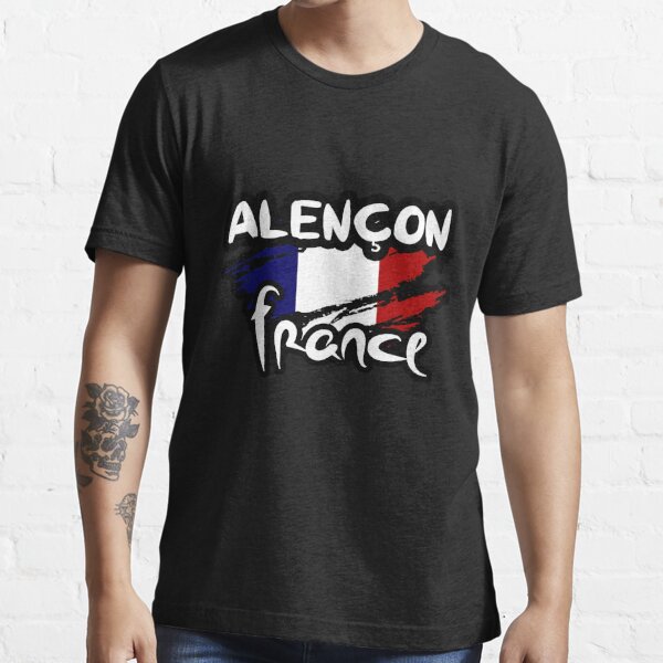 Alençon, France, Alençon France Tattoo Style Scripture, French Flag, Alençon trip souvenir holiday gift, Alencon Essential T-Shirt