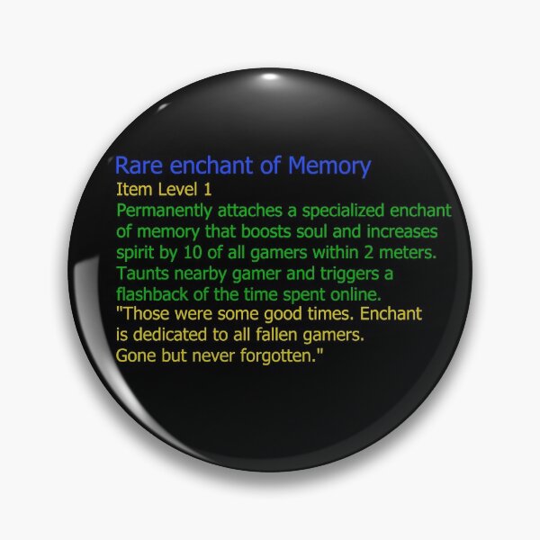 Item preview, Rare enchant of memory designed and sold by HeavyBurden.