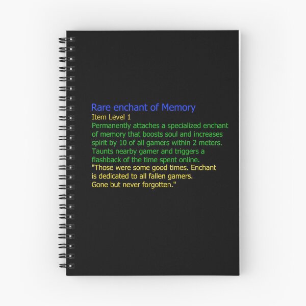 Item preview, Rare enchant of memory designed and sold by HeavyBurden.