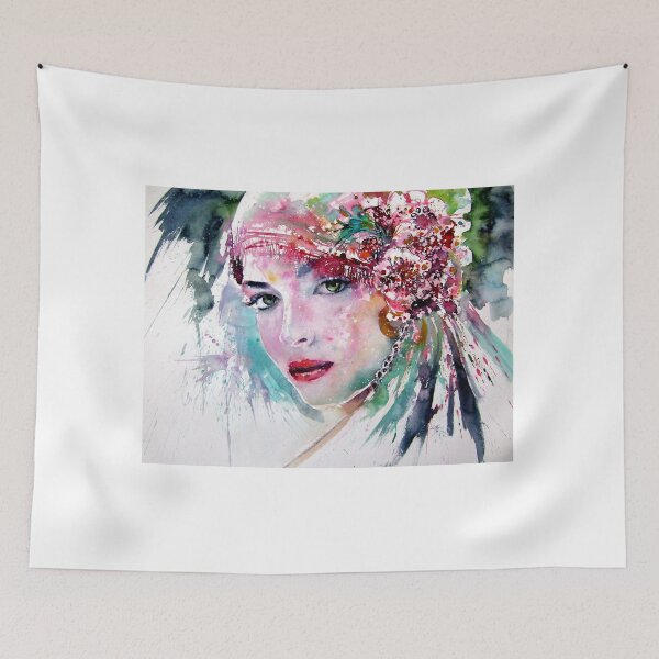 Item preview, Beauty with flowers designed and sold by kovacsannabrigi.
