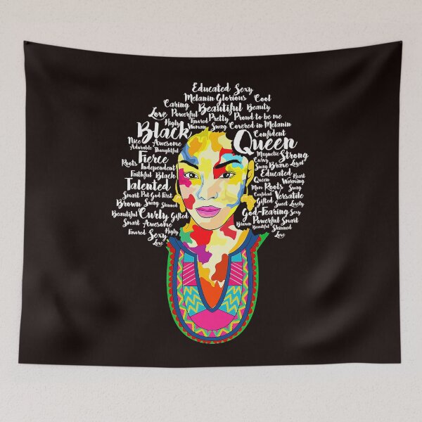 Item preview, Black Queen Black History Month African American Afro designed and sold by BrianWilburn.